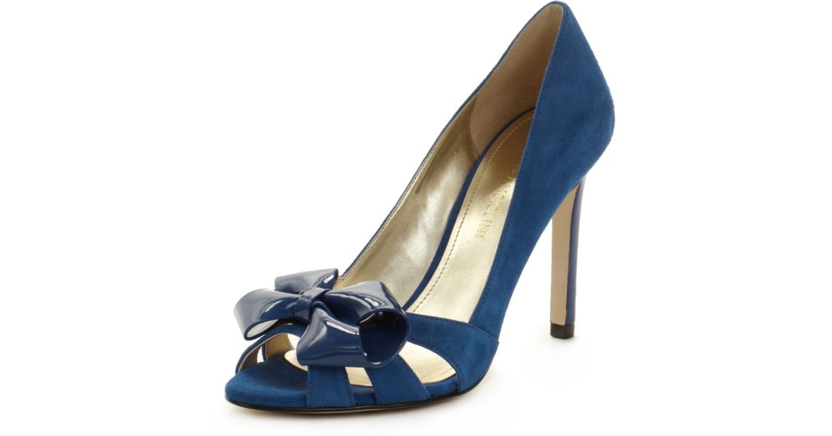 enzo angiolini blue heels