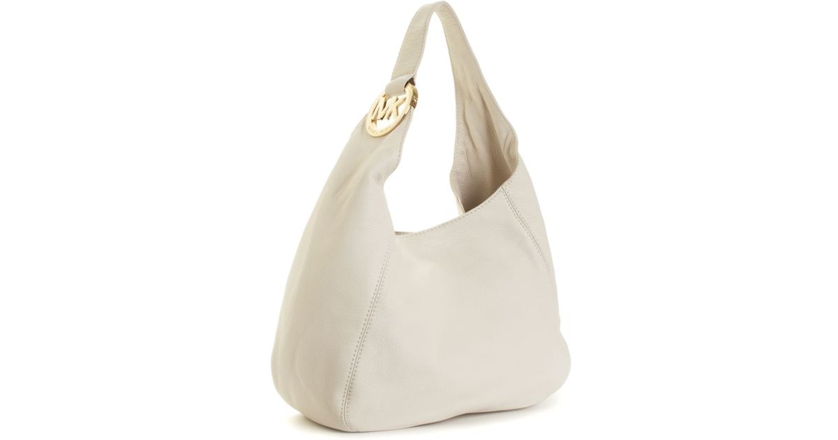 Lyst Michael Kors Handbag Fulton Shoulder Bag Large In White