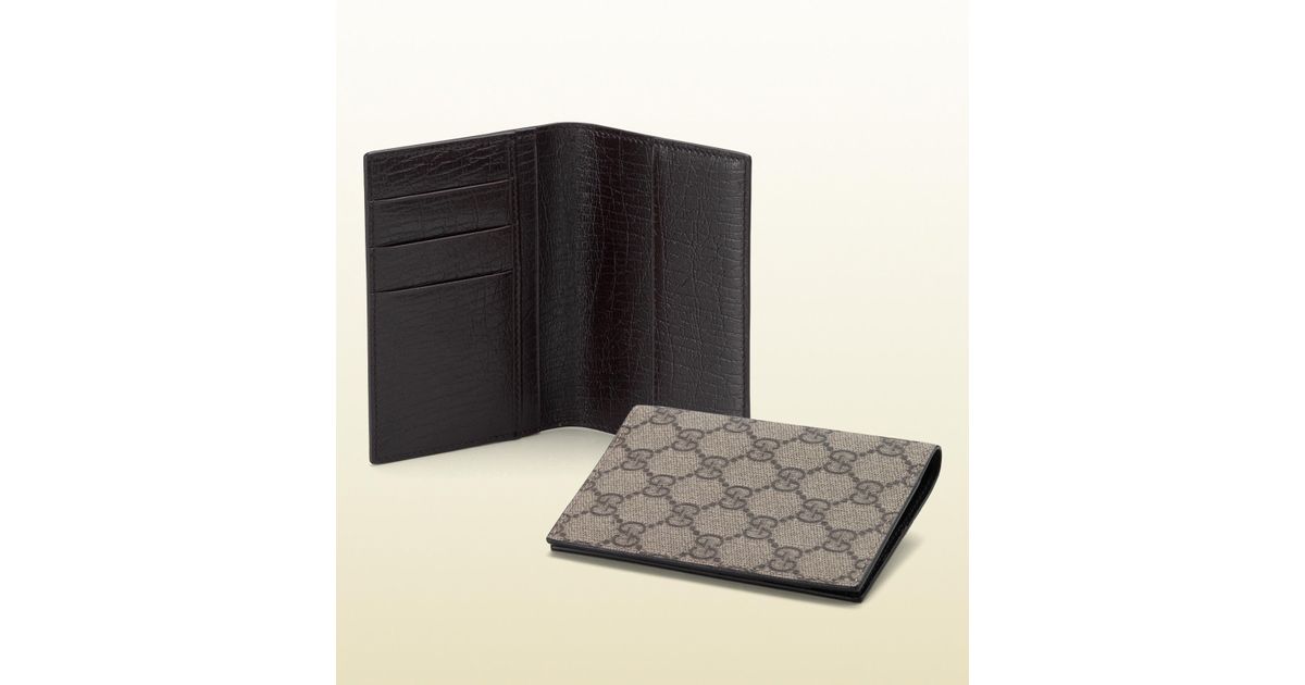 Gucci Passport Case in Black for Men Lyst