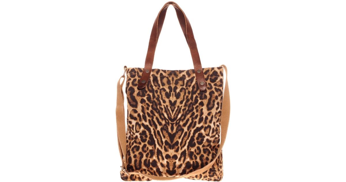 ralph lauren leopard print bag