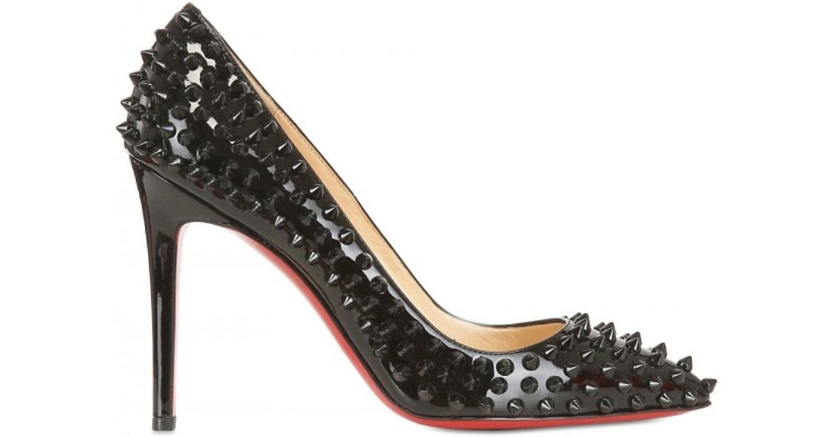 louboutin pigalle black 100mm
