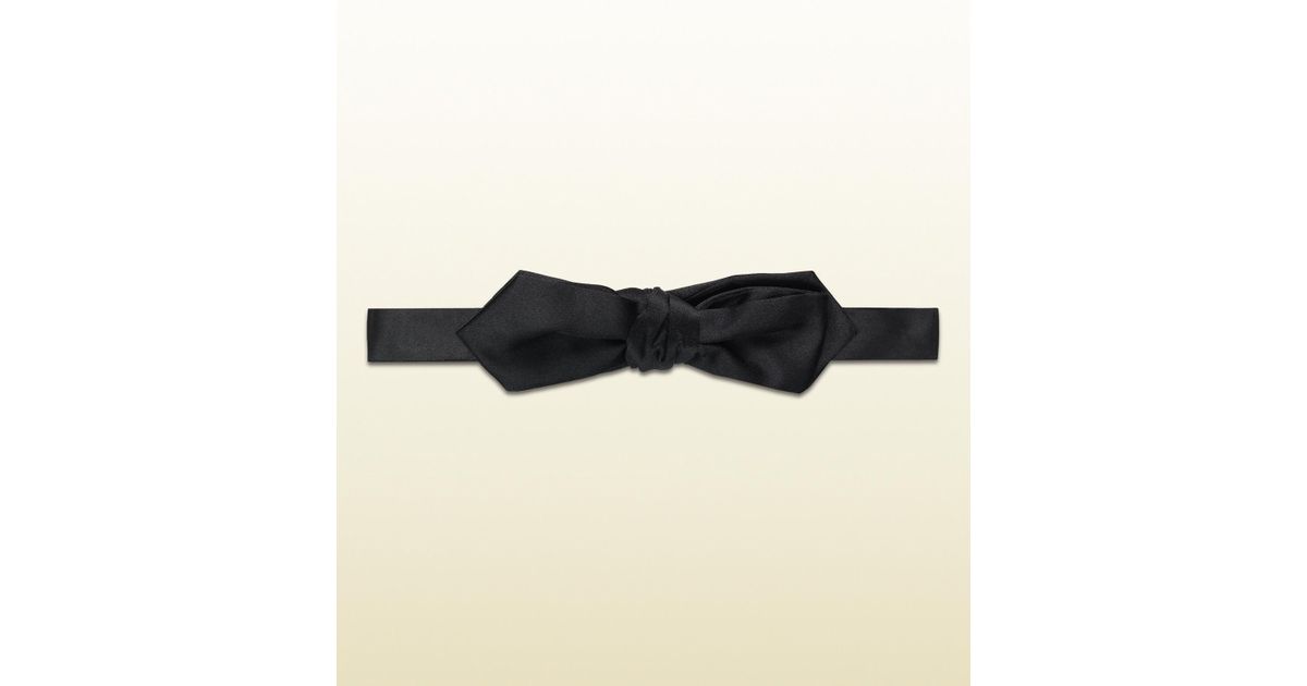 Gucci Bow Tie in Black for Men Lyst