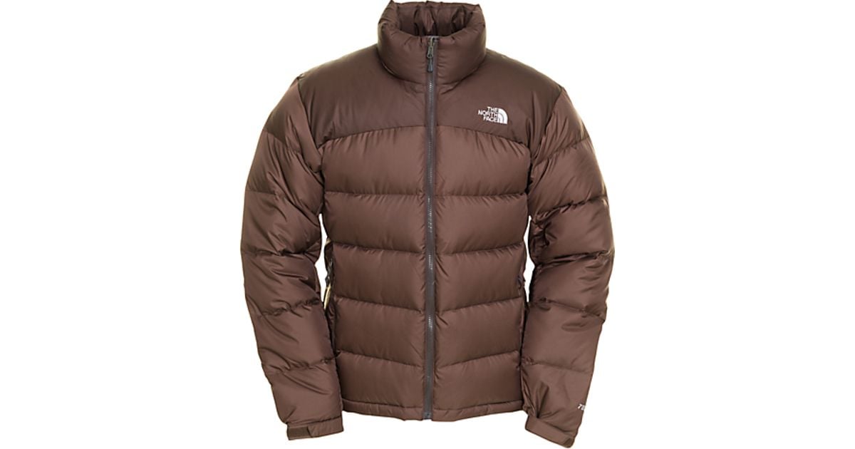 brown the north face jacket