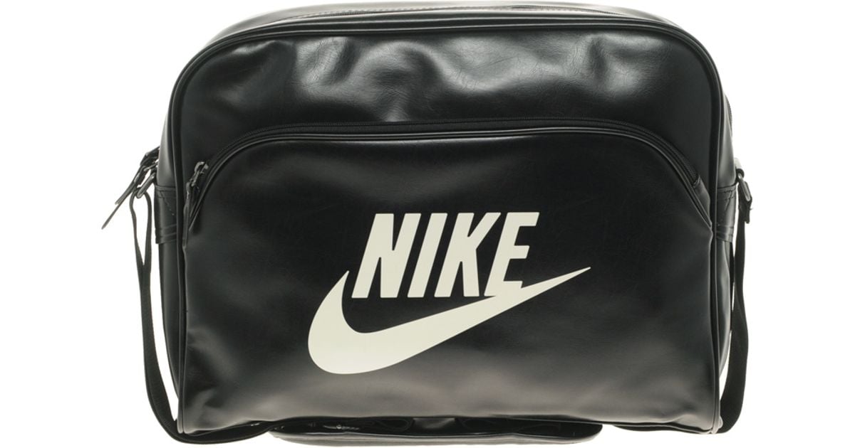 Nike Heritage Messenger Bag in Black for Men | Lyst