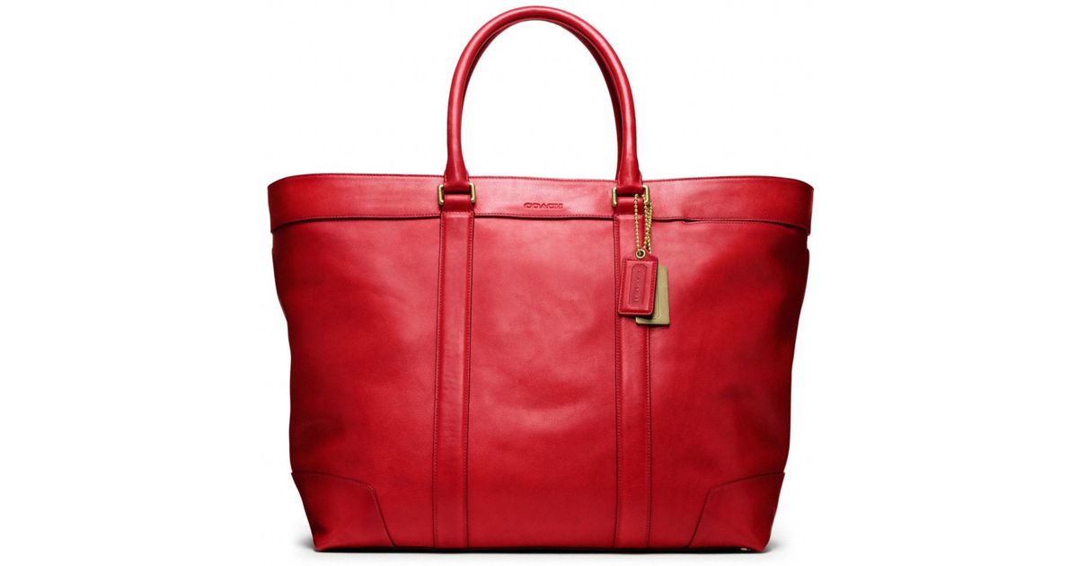 coach bleecker weekend tote