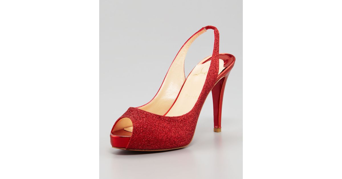 cheap christian louboutin shoes replica - christian louboutin no prive glitter slingback pumps, black spiked ... cheap christian louboutin shoes replica - christian louboutin no prive glitter slingback pumps, black spiked ...
