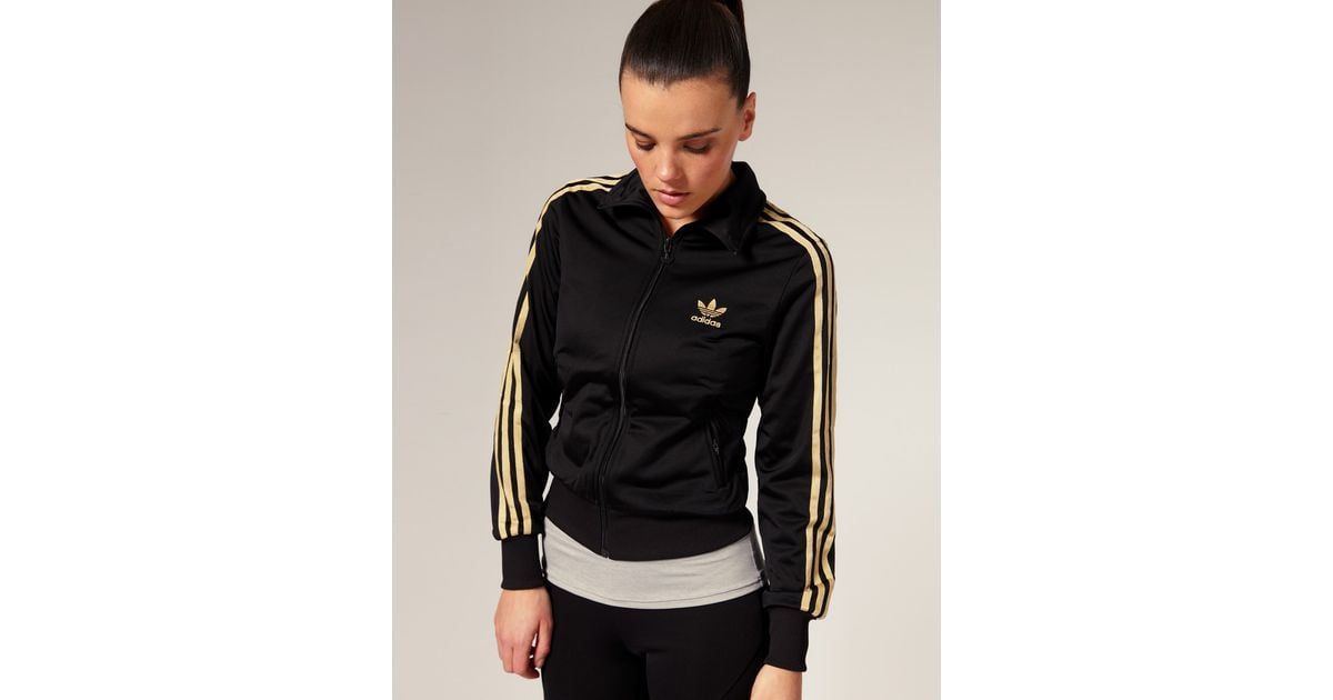 adidas gold stripe jacket