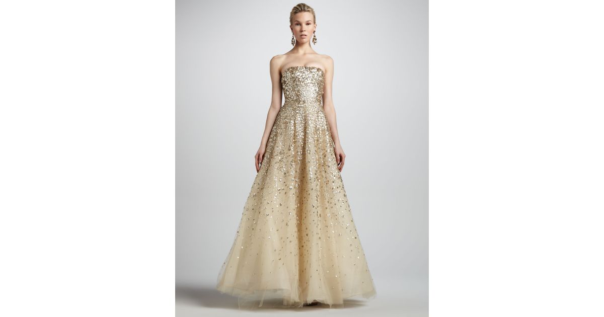 oscar de la renta ball gowns