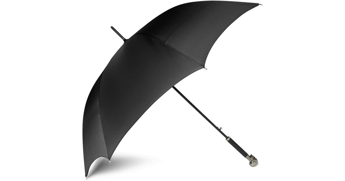 Lyst Alexander mcqueen Skulldetailed Umbrella in Black for Men