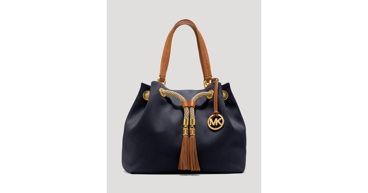 michael kors tote bag navy