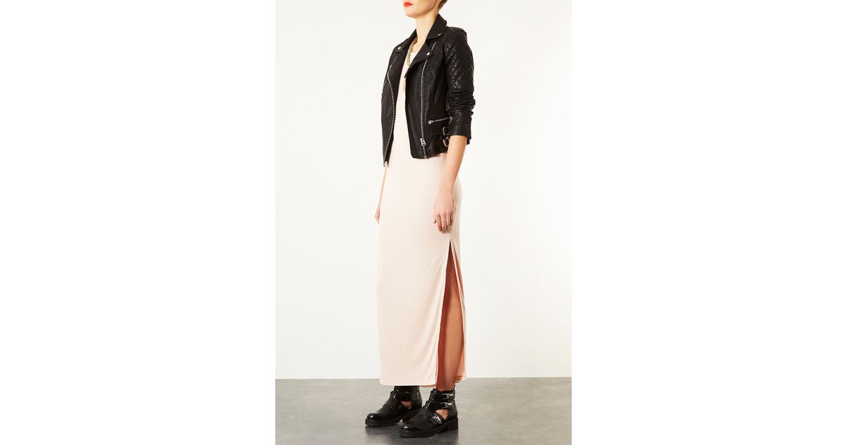 With Tags Missguided, Topshop Black Long Sleeved Split Maxi Dress ...