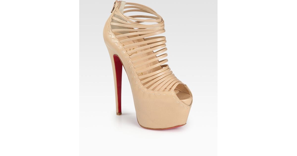 christian louboutin zoulou leather platform sandals christian louboutin zoulou leather platform sandals