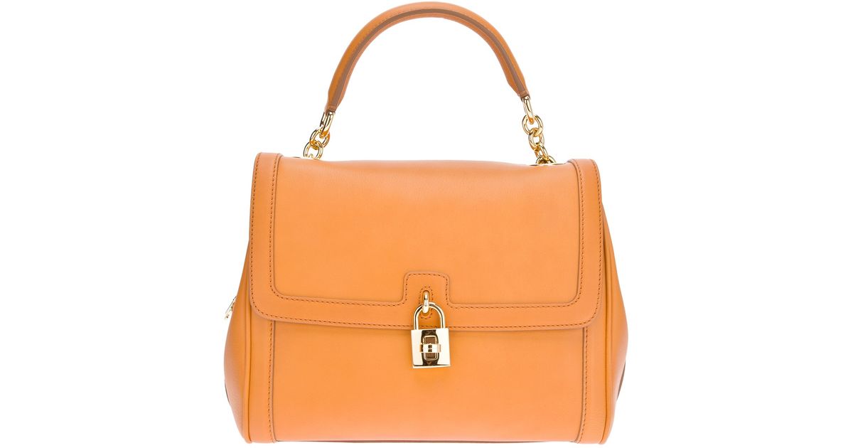 dolce and gabbana orange bag