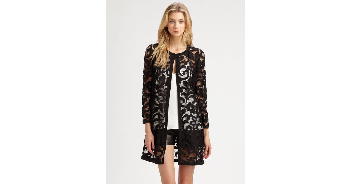 lace mini jacket