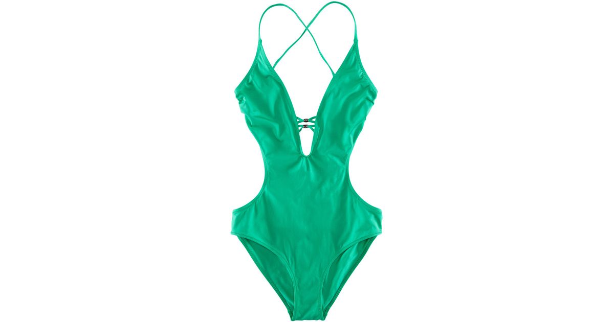 H&M Swimsuit in Green - Lyst