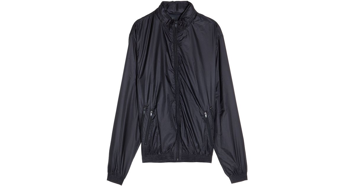 Y 3 Windbreaker With Zip Waist Pocket In Black Lyst