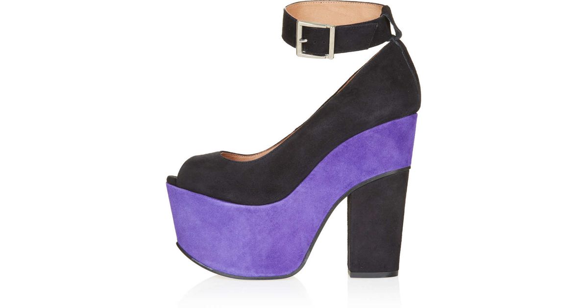 ankle strap platforms