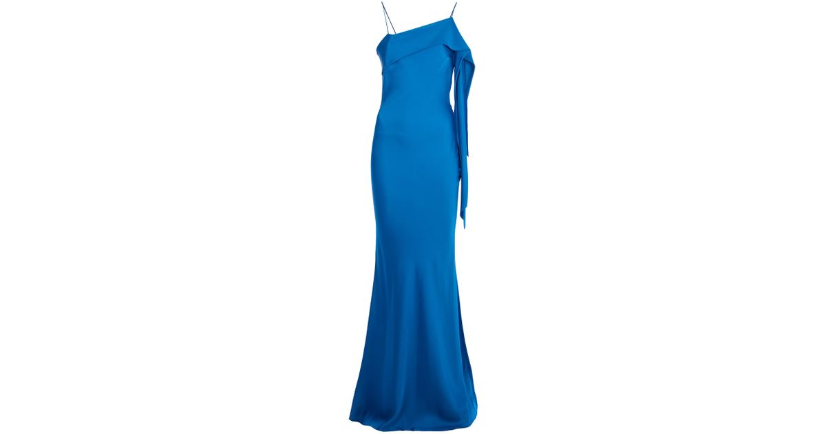 John galliano Evening Gown in Blue | Lyst