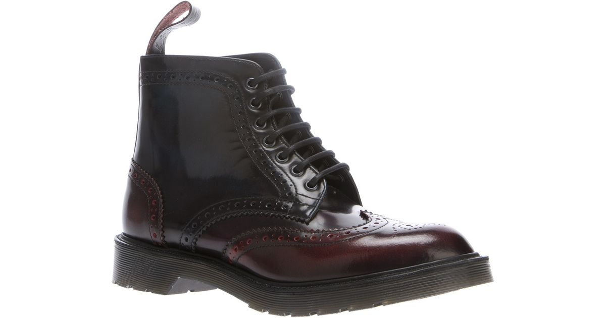 Lyst Dr. Martens Anthony Brogue Ankle Boot in Brown for Men