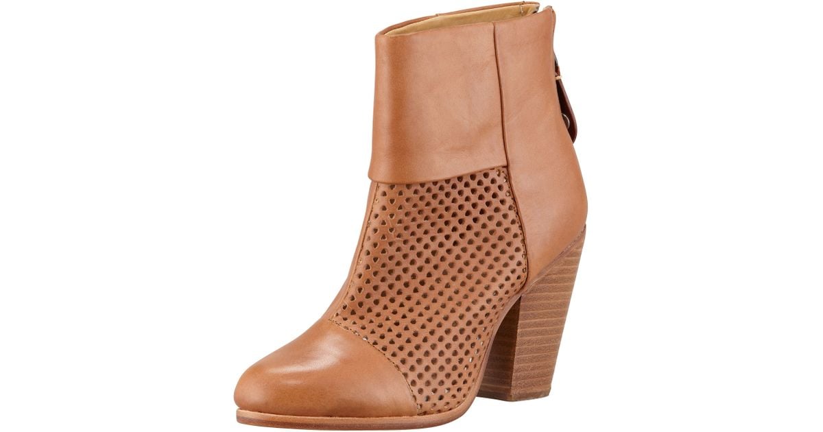 rag and bone perforated booties