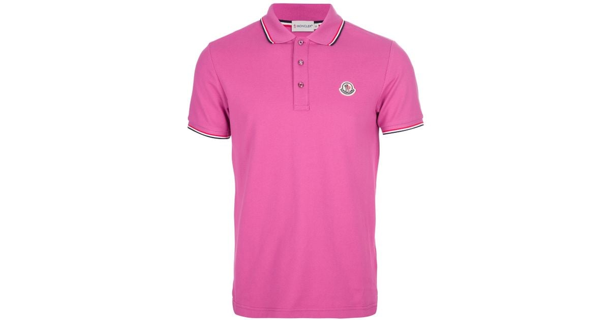pink moncler polo pink moncler polo