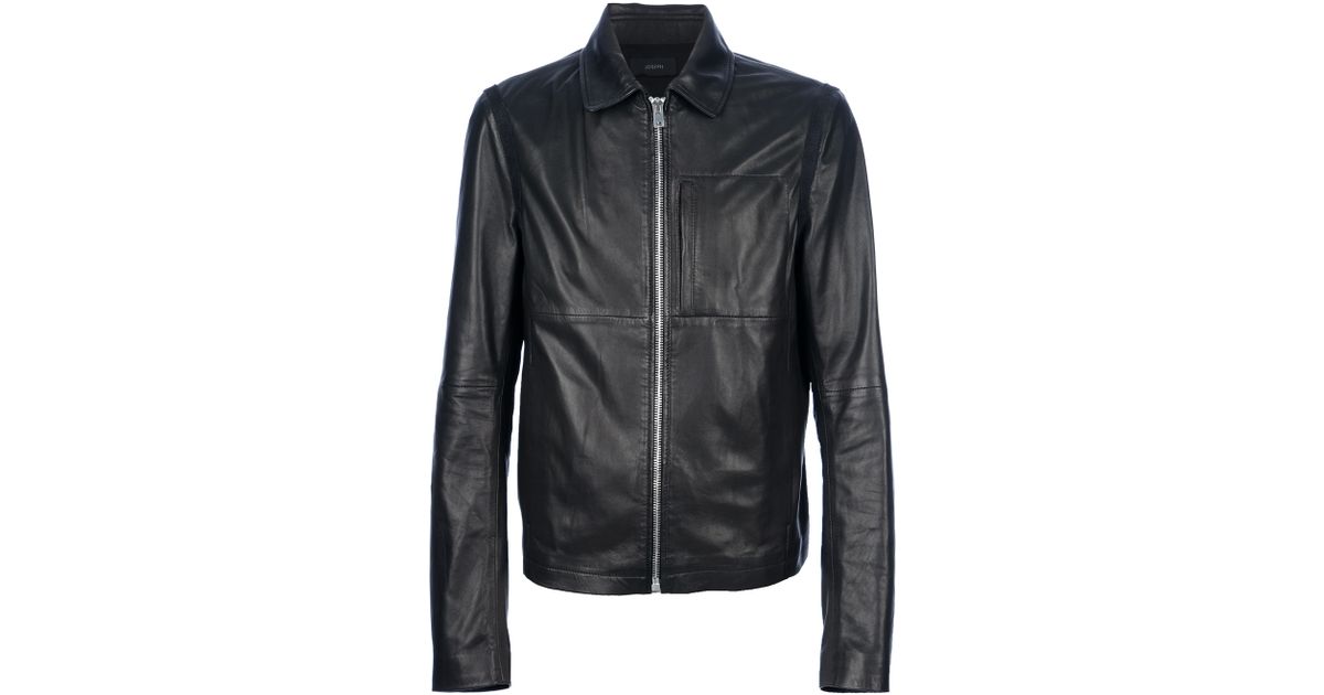 Joseph Barney Leather Jacket In Black For Men Lyst