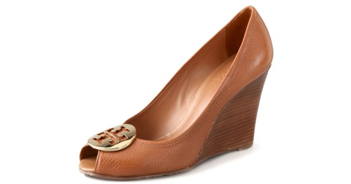 tory burch julianne peep toe wedge