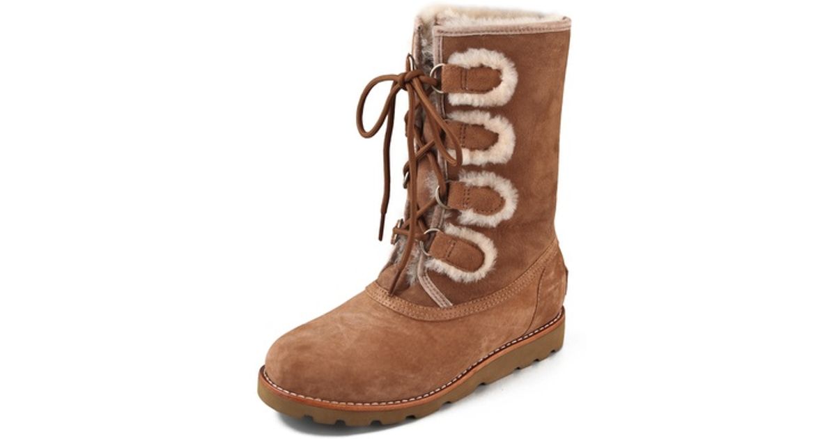 ugg rommy lace up boots