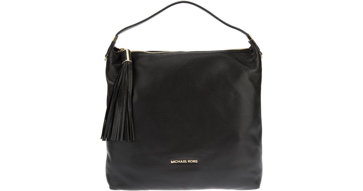 Lyst Michael Kors Weston Large Shoulder Bag In Black