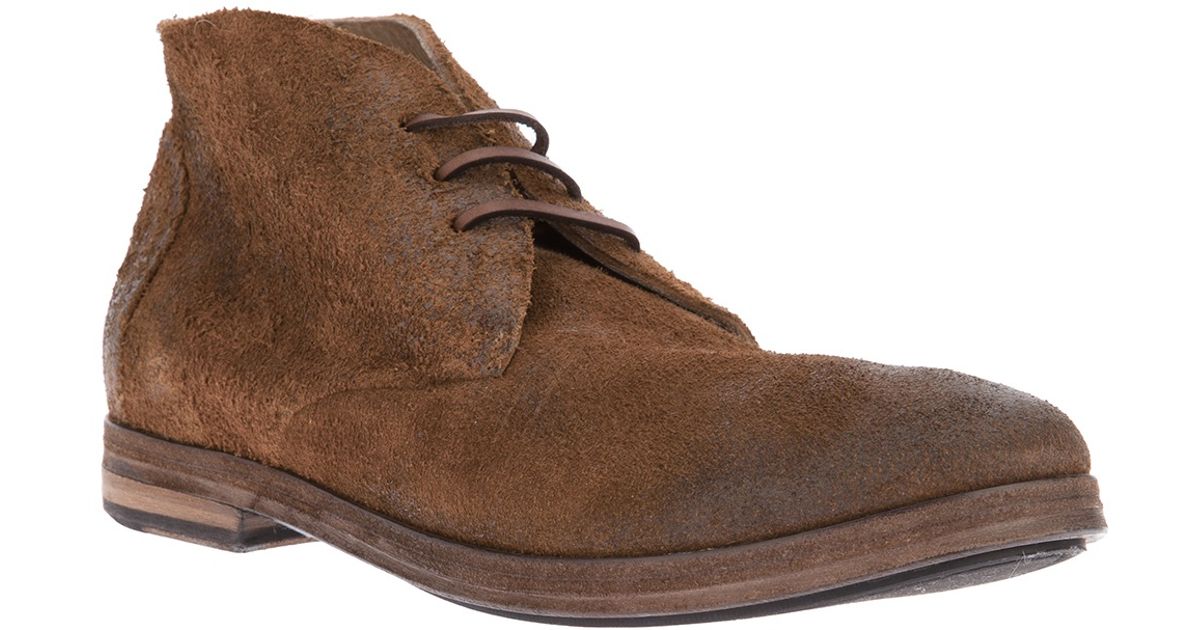 Lyst - Marsèll Distressed Desert Boot in Brown for Men