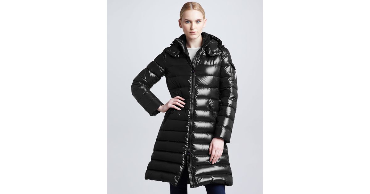 moncler black velvet puffer