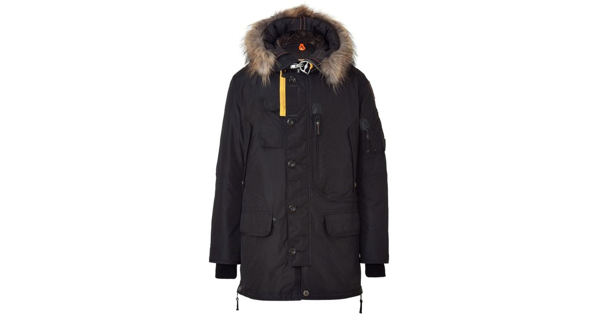 parajumpers men's kodiak jacket black down parka parajumpers men's kodiak jacket black down parka