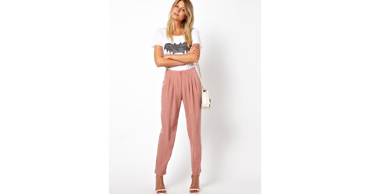 pink pants asos