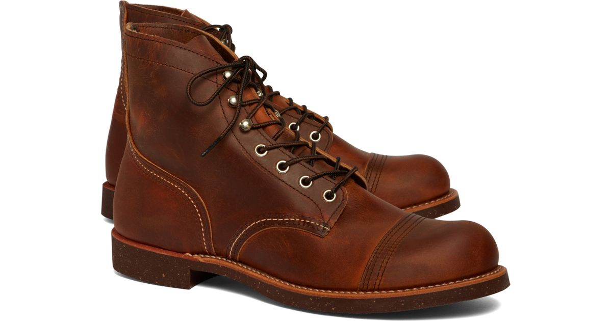 Lyst - Brooks Brothers Red Wing 8111 Amber Harness in ...