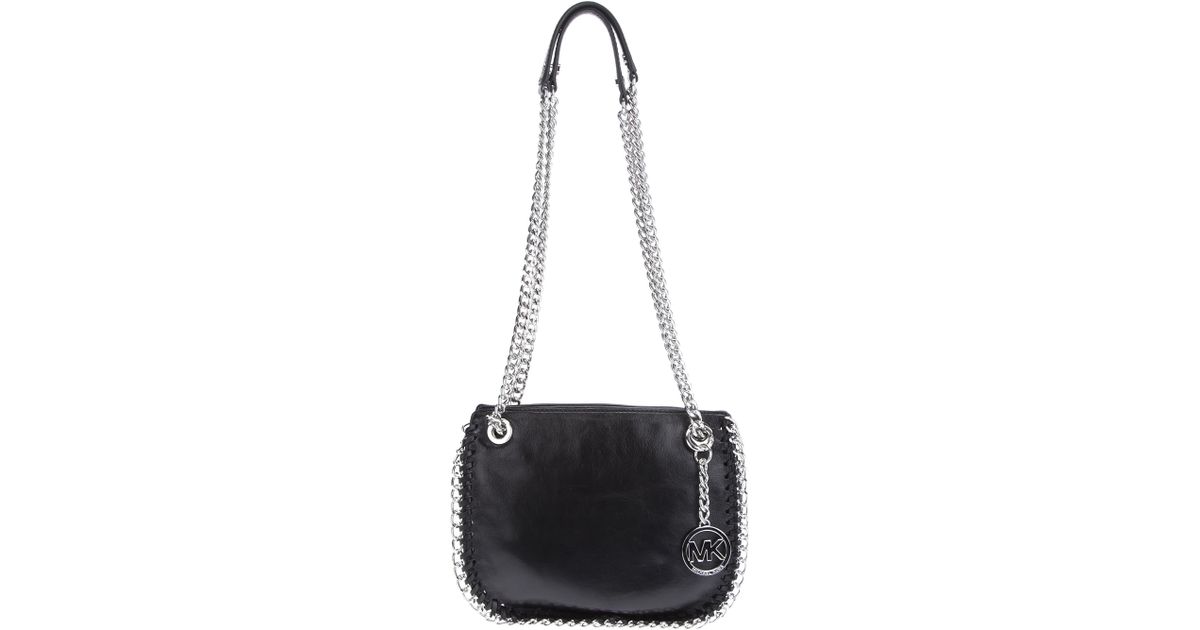 Lyst Michael Kors Chelsea Small Messenger Bag In Black