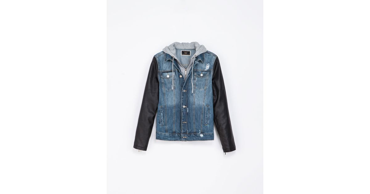 Jean Jacket With Leather Sleeves Plus Size Cairoamani Com Jean Jacket With Leather Sleeves Plus Size