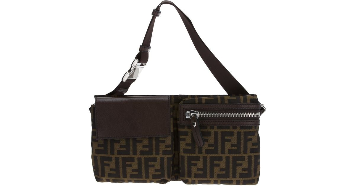 Lyst Fendi Monogram Bag In Brown