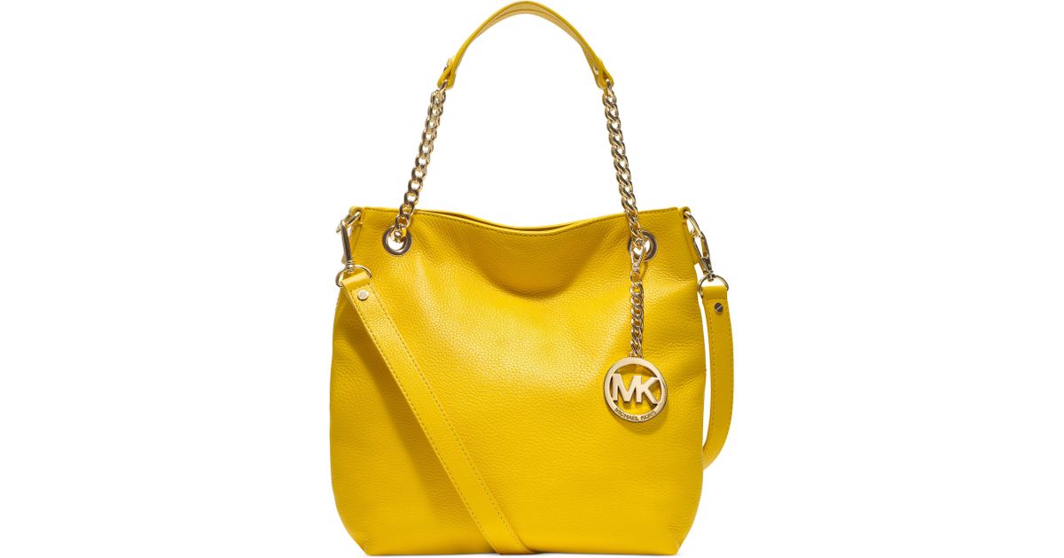 michael kors jet set tote yellow