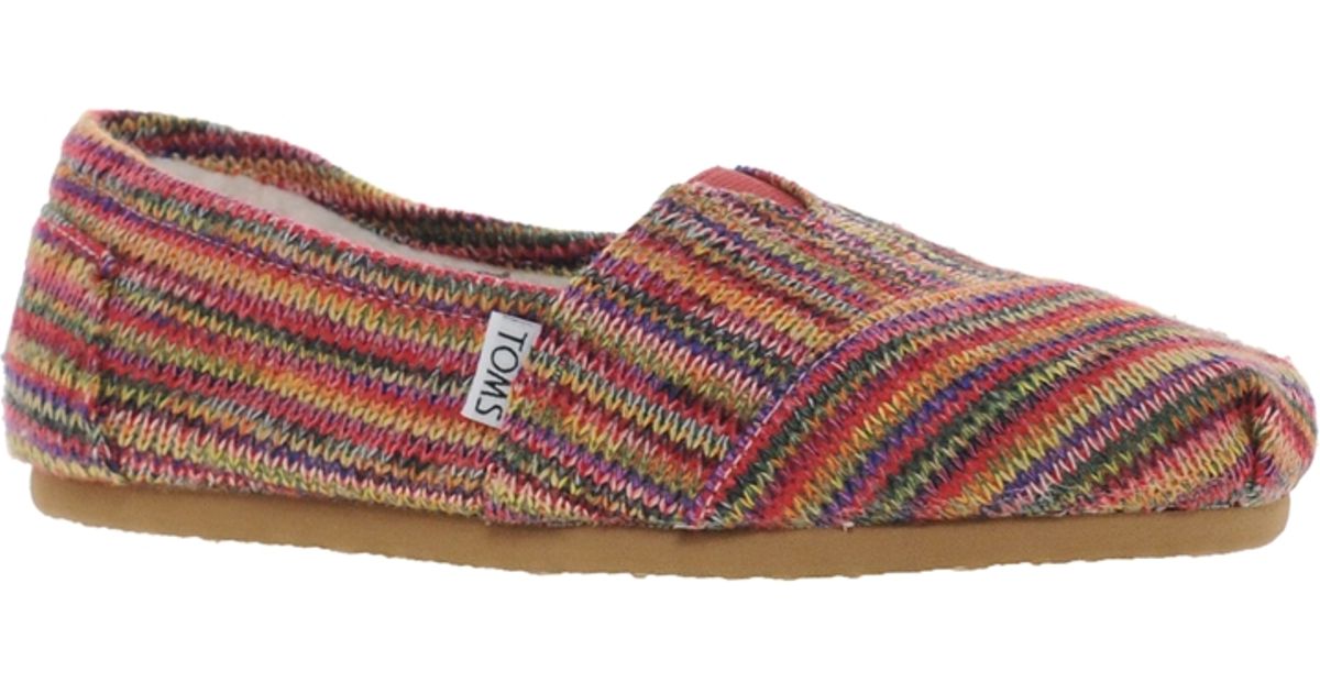 Toms Toms Multi Knit Flat Shoes in Multicolor (Multi) Lyst