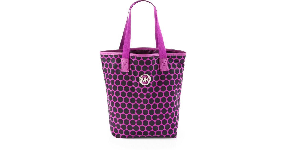 michael kors polka dot tote