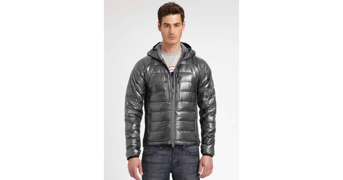 men canada goose hybridge lite vest graphite
