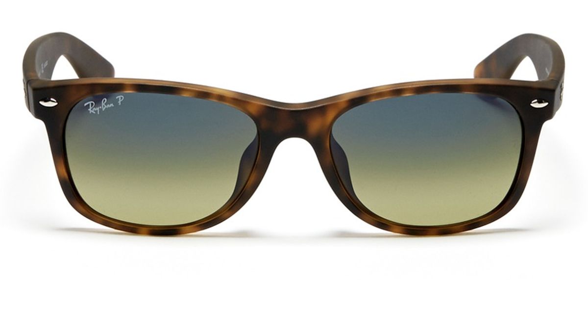 Lyst - Ray-Ban Matte Tortoise Shell Sunglasses in Brown for Men