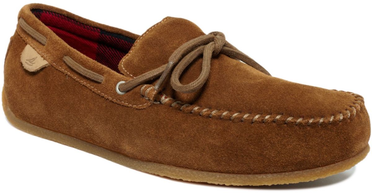 Lyst - Sperry top-sider Rr Moc Toe Suede Shoes in Brown for Men