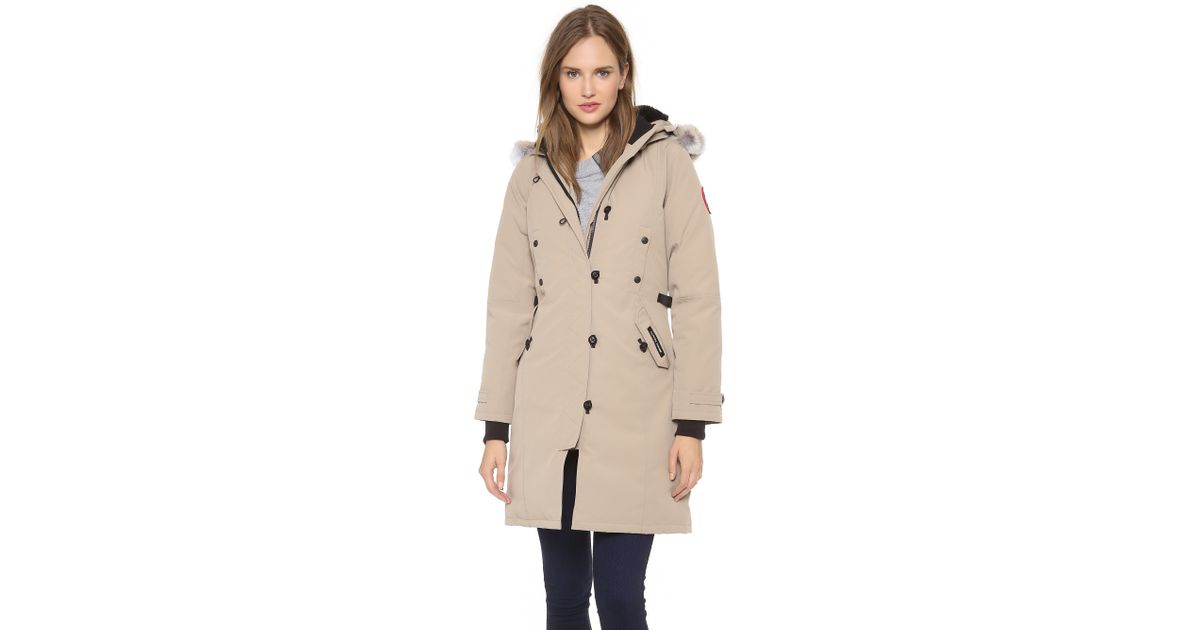 canada goose kensington parka beige canada goose kensington parka beige