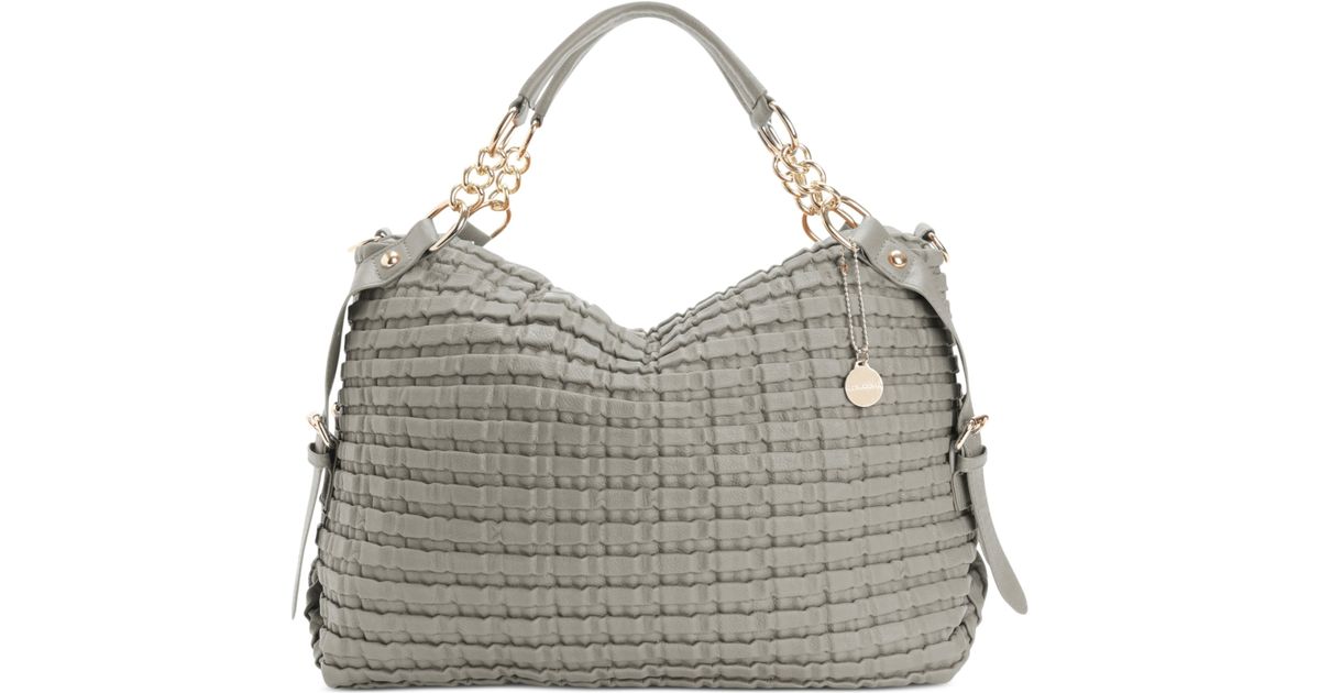 Lyst Buddha Handbag Phoebe Convertible Satchel In Gray