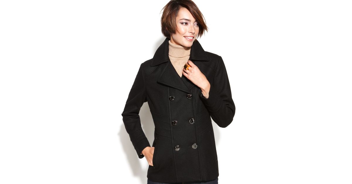 Fingerhut Kenneth Cole Reaction Men S Wool Blend Double Ted Kenneth Cole Reaction Men S Bibbed Pea Coat