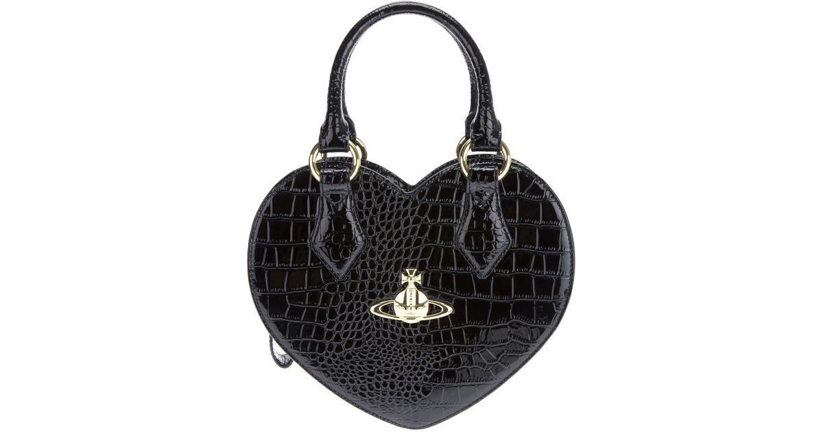 Vivienne westwood Chancery Heart Bag in Black Lyst