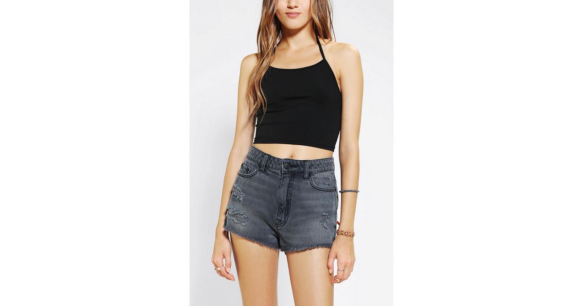 halter neck crop top urban outfitters