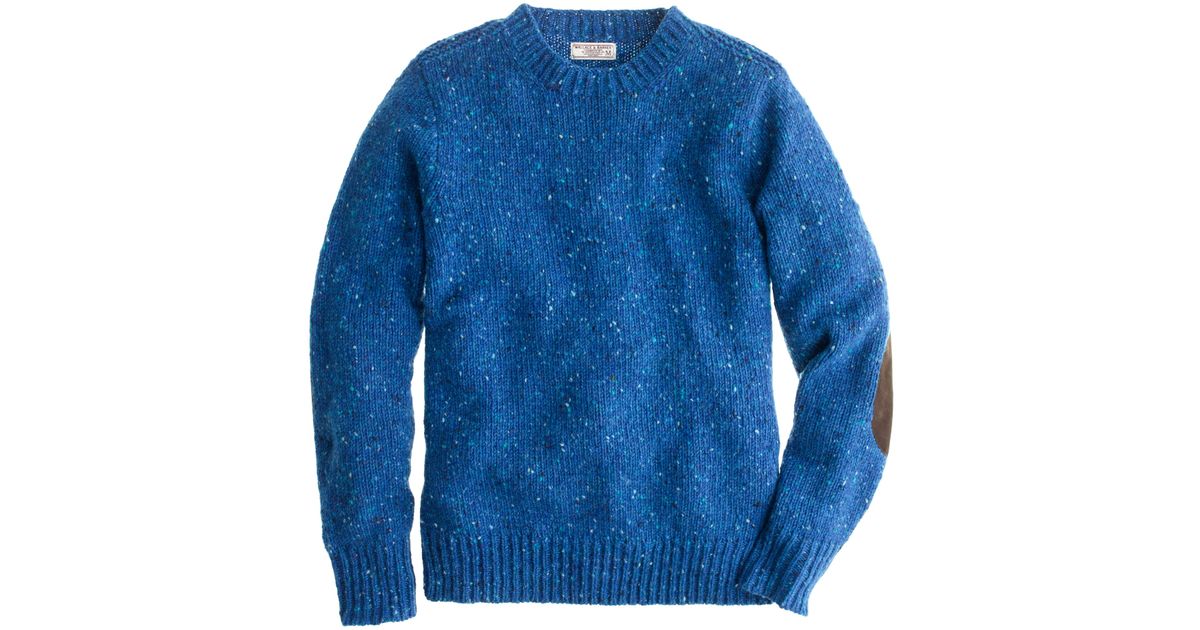 Lyst - J.Crew Wool Sweater in Blue for Men