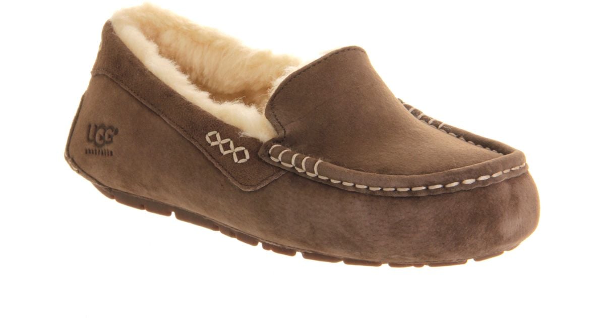 chocolate brown ugg slippers